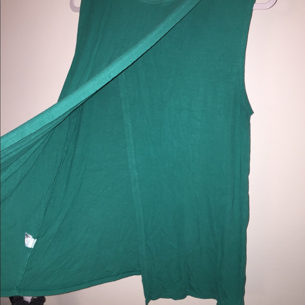 Michael Stars Ribbed Cross Back Tank - Picture 4 of 6